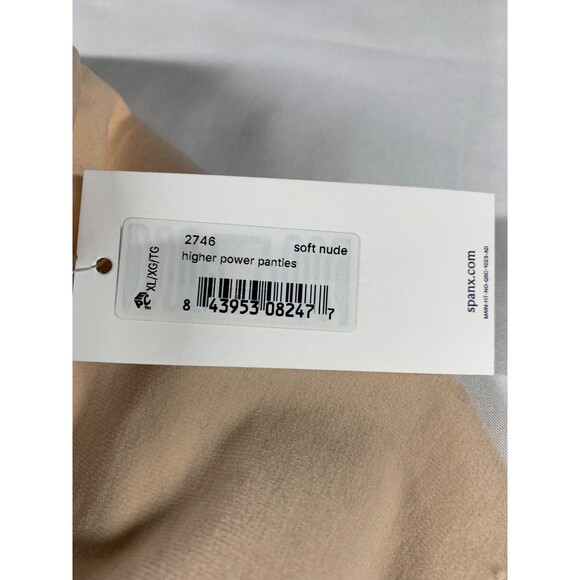 SPANX Higher Power Shaper Panties Style 2746 Soft Nude Size XL (185-225lbs) - Picture 3 of 7